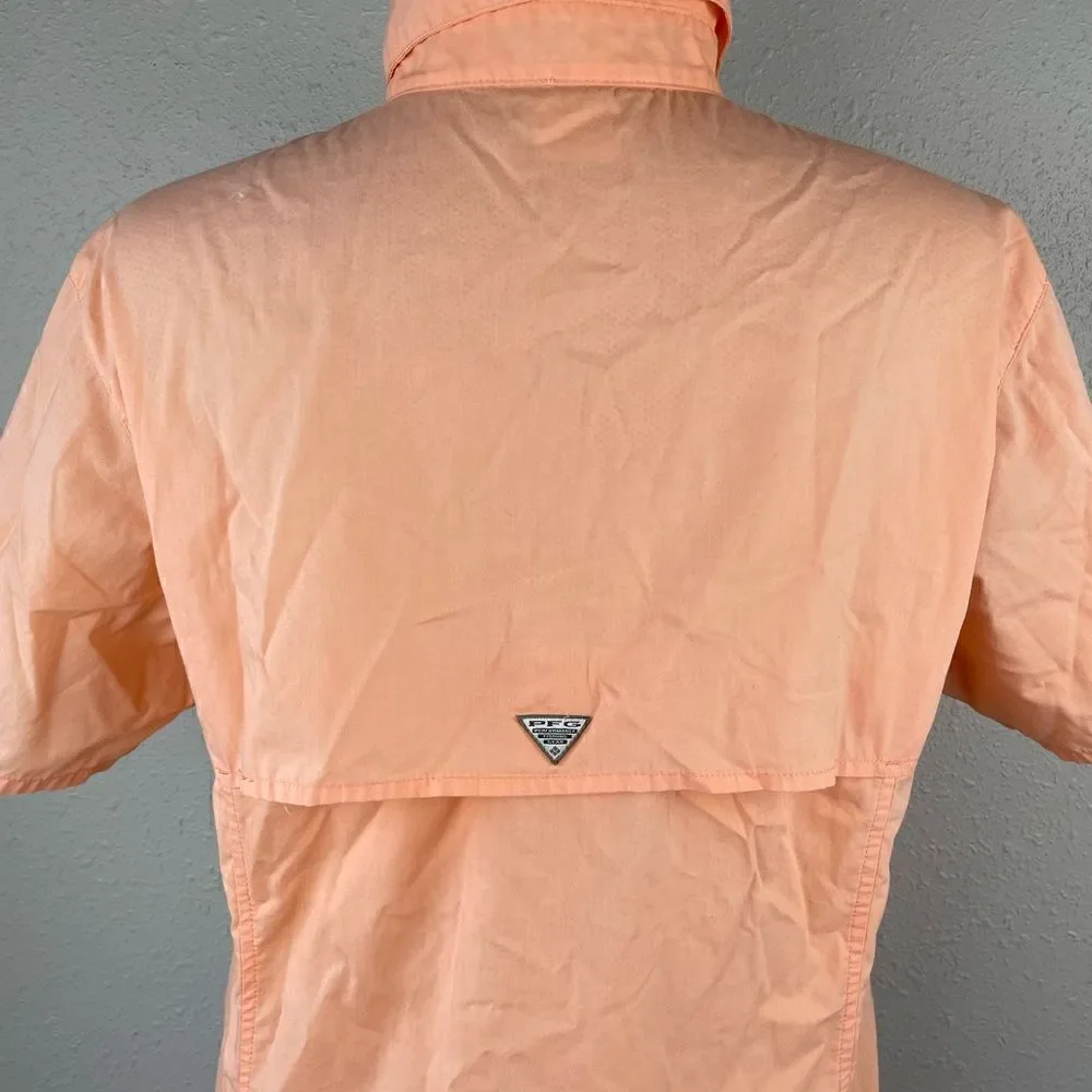 Columbia PFG Vented Button Down Shirt Size L EUC